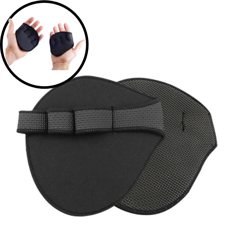 Almohadilla de agarre de elevación Protector de palma Guantes de gimnasio antideslizantes Almohadilla de entrenamiento para levantamiento de pesas Pull Up Entrenamiento Powerlifting