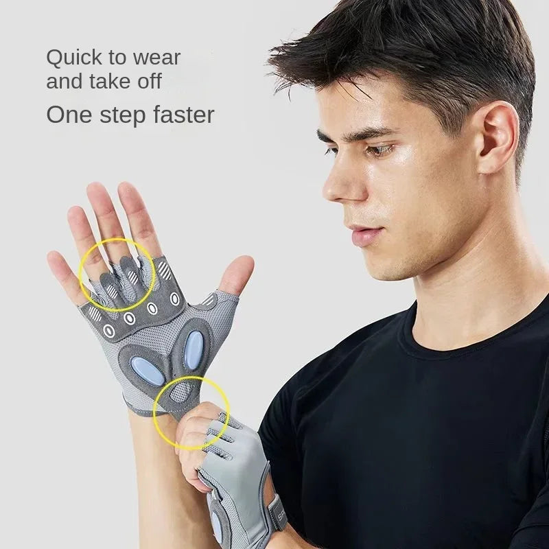 guantes de fitness, deportes, levantamiento de pesas, ejercicio, guantes antideslizantes para mujeres, hombres, guantes de yoga