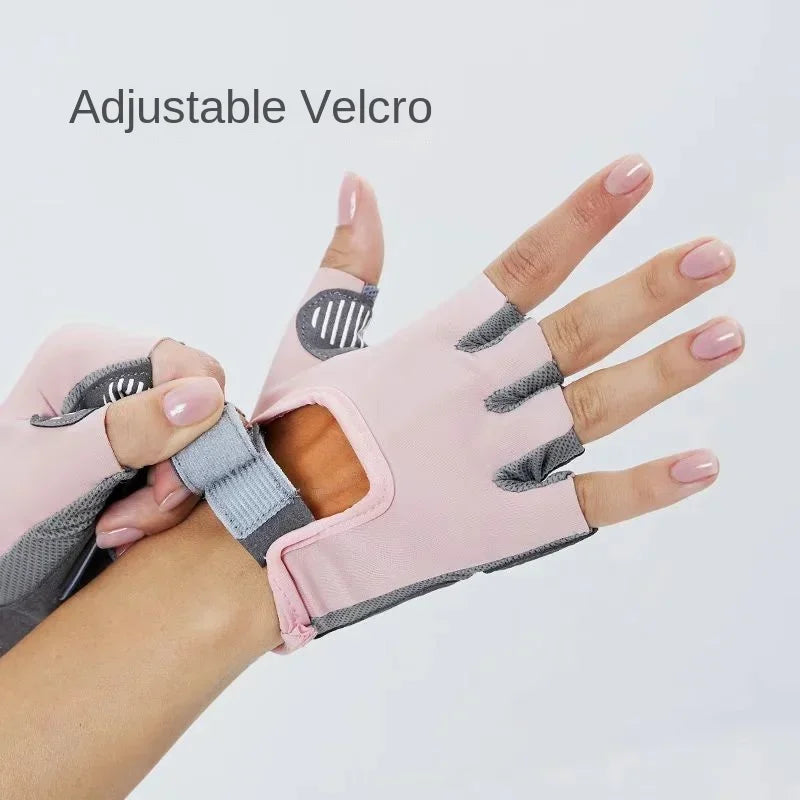 guantes de fitness, deportes, levantamiento de pesas, ejercicio, guantes antideslizantes para mujeres, hombres, guantes de yoga
