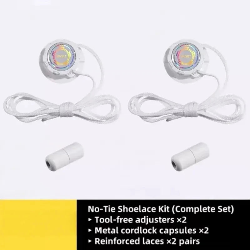 1 par de cordones deportivos | Sistema de ajuste rápido, preinstalado para correr y deportes al aire libre