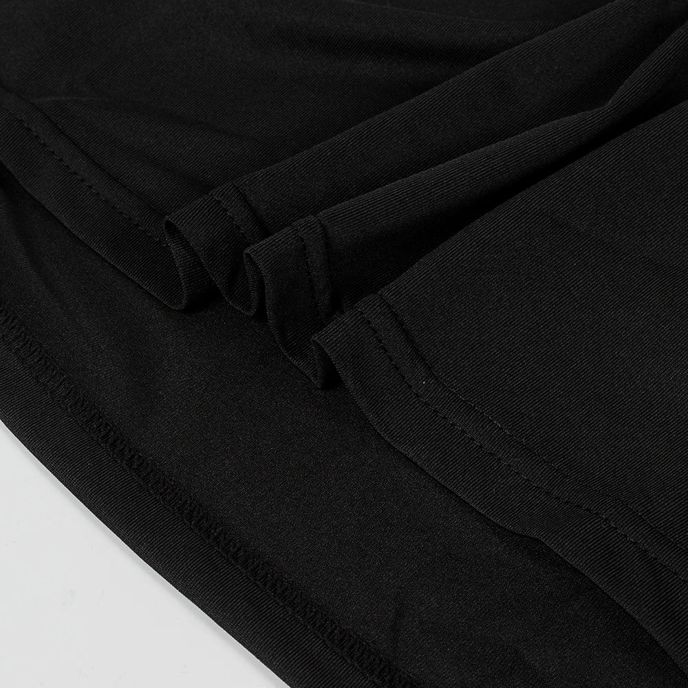 Camisa de compresión de entrenamiento para hombre Camiseta de running de secado rápido Cuello alto Manga larga Rash Guard Gym Base Layer Camiseta interior deportiva