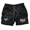 Pantalones cortos para correr para hombre 2 en 1 Pantalones cortos deportivos de doble cubierta