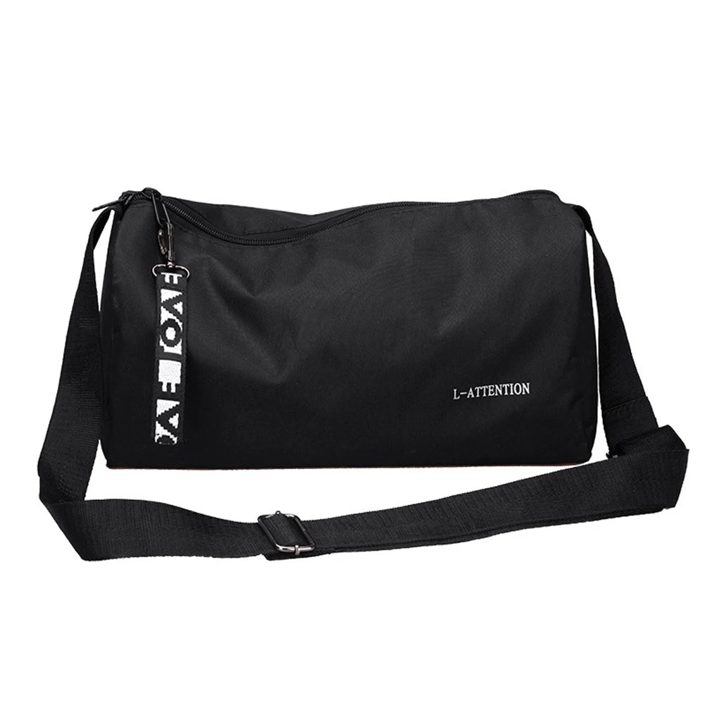 Bolsa de gimnasio deportiva para hombres y mujeres, impermeable al aire libre, gran capacidad, espacio separado para zapatos