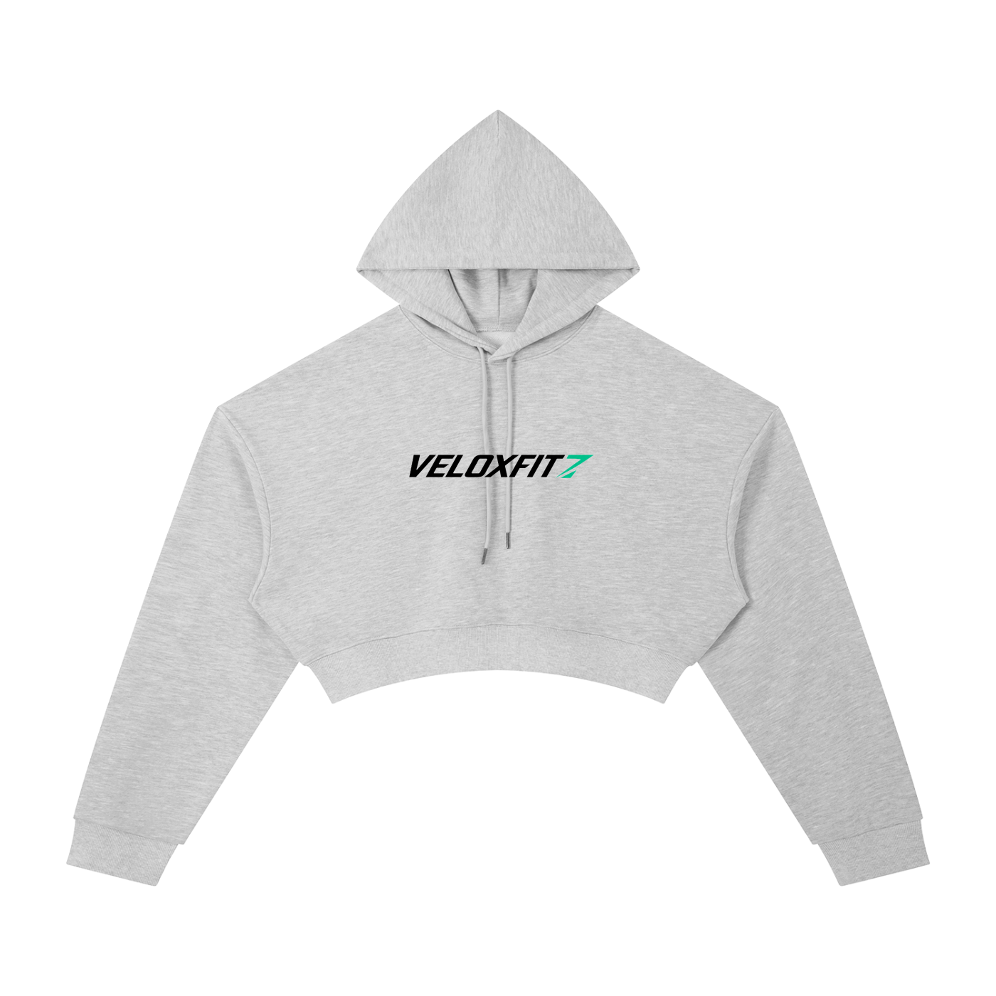 Sudadera con capucha corta esencial oversize