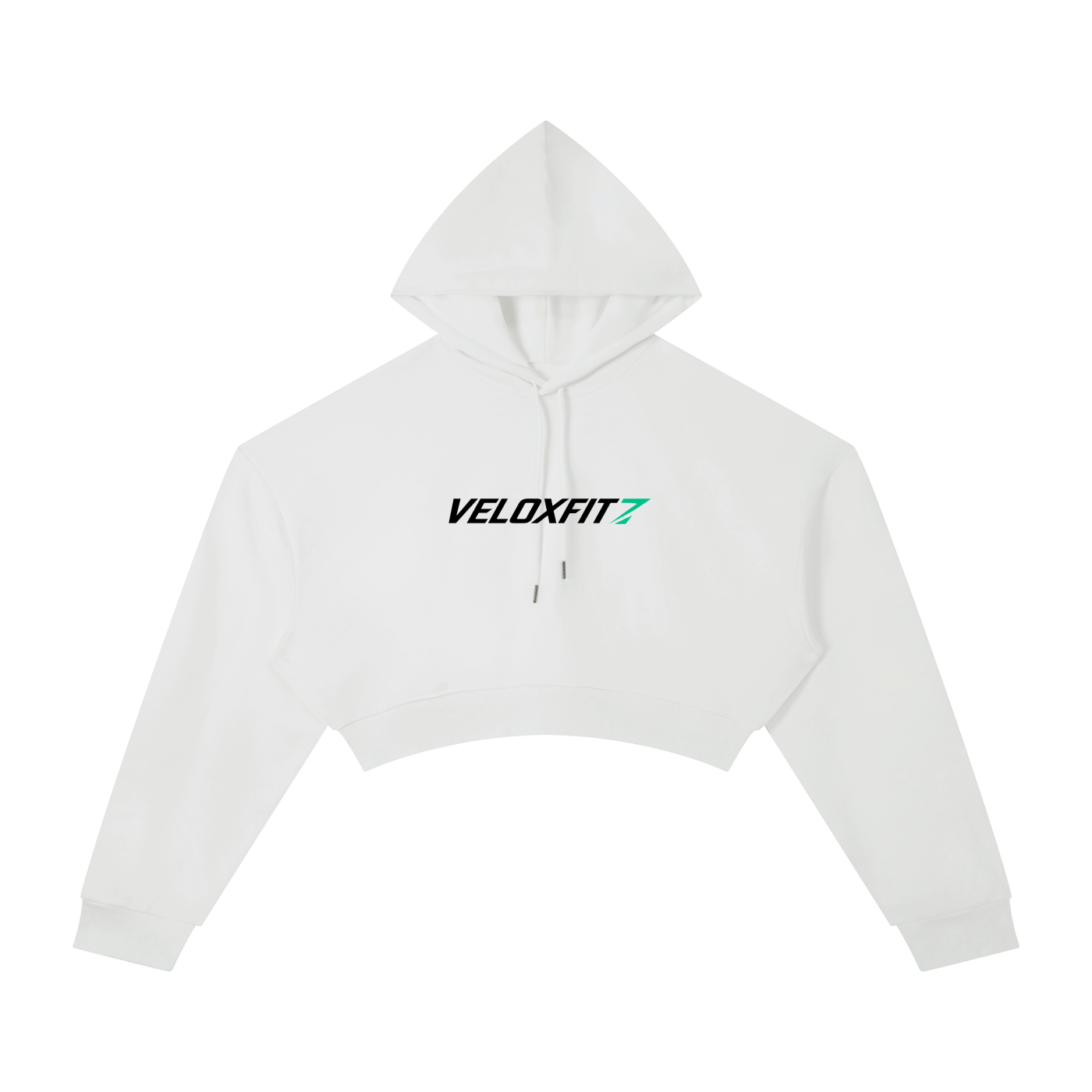 Sudadera con capucha corta esencial oversize