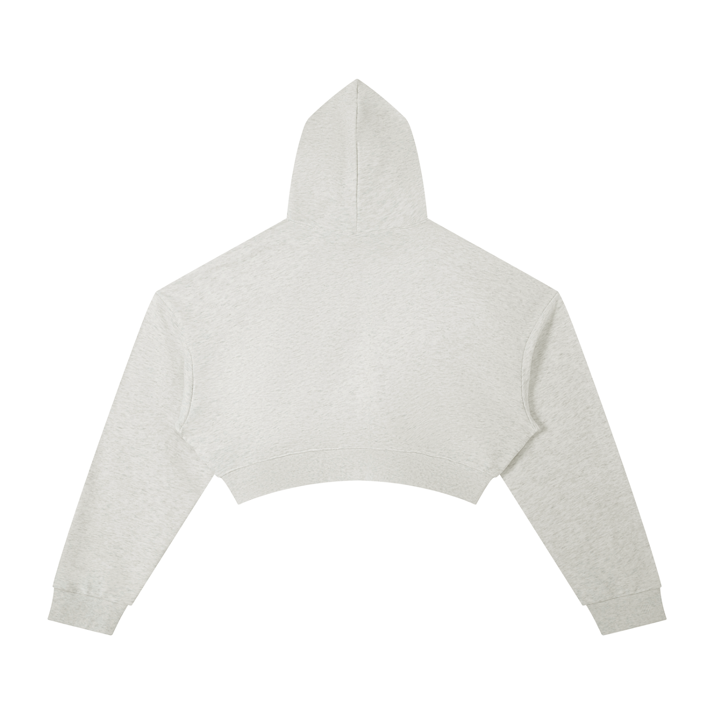 Sudadera con capucha corta esencial oversize